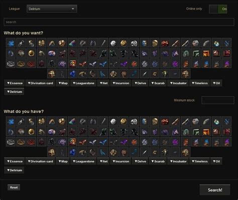 poe move all currency